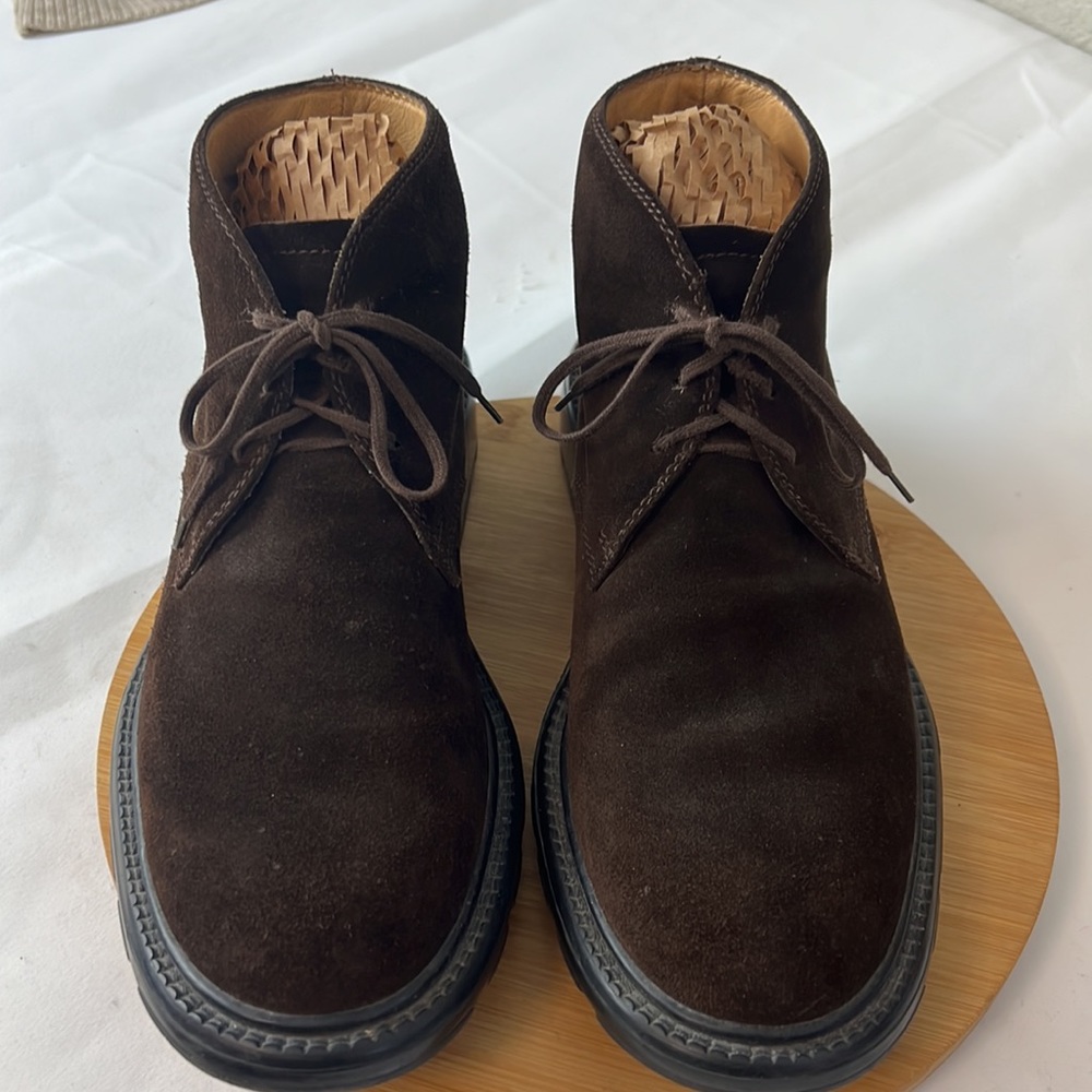 TOD’S Desert Suede Boots Made in Italy Chocolate Brown Men’s 8 - $645
